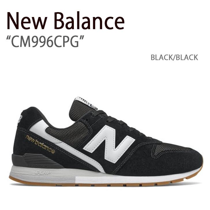 New Balance ニューバランス スニーカー 996 CM996CPG ブラック ブラック メンズ 男性用 【中古】未使用品