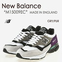 New Balance ニューバランス スニーカー M15009EC イングランド GREY PURPLE BLACK M15009ECメンズ 男性用【中古】未使用品