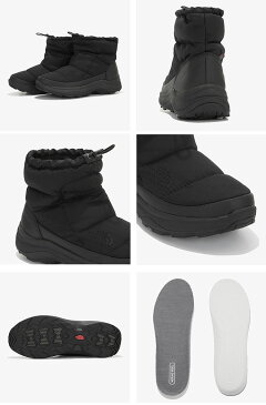 【ポイント2倍!スーパーSALE】THE NORTH FACE ノースフェイス ショートブーツ BOOTIE SHORT ブーティ ショート ダウンブーツ ブーツ ビッグロゴ シューズ 外履き WHITE LABEL ブラック メンズ レディース 男性用 女性用 NS99M53A【中古】未使用品