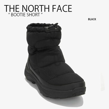 【ポイント2倍!スーパーSALE】THE NORTH FACE ノースフェイス ショートブーツ BOOTIE SHORT ブーティ ショート ダウンブーツ ブーツ ビッグロゴ シューズ 外履き WHITE LABEL ブラック メンズ レディース 男性用 女性用 NS99M53A【中古】未使用品