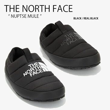 The North Face ノースフェイス ミュール NUPTSE MULE ダウン ヌプシ ミュール スリッポン シューズ サンダル スリッパ 上履き 外履き 会社用 学校用 ブラック メンズ レディース NS93M56A/B【中古】未使用品