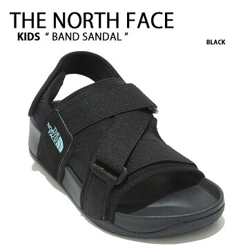 THE NORTH FACE ノースフェイス キッズ 子供用 サンダル KID BAND SANDAL バンド サンダル スポーツサンダル スポサン ヒールストラップ マジックテープ ブラック 男の子 女の子 NS96L20A【中古】未使用品