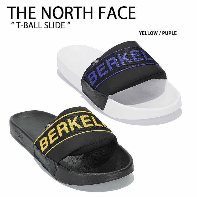 楽天セレクトショップ a-cloTHE NORTH FACE ノースフェイス サンダル T-BALL SLIDE Tボール スライド スポーツサンダル スポサン シャワーサンダル スリッパー ロゴ ブラック ホワイト メンズ レディース NS98L84J NS98L84K【中古】未使用品