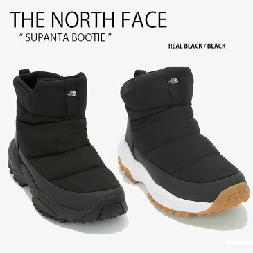 【ポイント2倍!期間限定】THE NORTH FACE ノースフェイス ブーツ SUPANTA BOOTIE ブーティ ショート ダウンブーツ ショートブーツ ビッグロゴ シューズ 外履き WHITE LABEL ブラック メンズ レディース NS99M61J NS99M61K【中古】未使用品