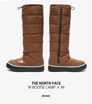 THE NORTH FACE ノースフェイス ブーツ W BOOTIE CAMP X HI ブーティ ブーツ ダウンブーツ ボアブーツ ロングブーツ ロング ハイブーツ シューズ ウィンターブーツ ブラウン WHITELABEL レディース 女性用 NS99M72J【中古】未使用品
