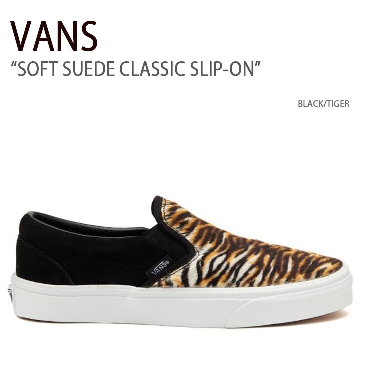 VANS oY Xj[J[ SOFT SUEDE CLASSIC SLIP-ON BLACK TIGER \tgXG[hNVbNXb| ubN ^CK[ @Y V[Y Y fB[X jp jp p VN0A5JMHB0I1yÁzgpi