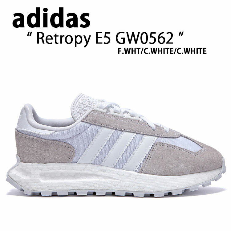 adidas アディダス スニーカー Retropy E5 レトロピー GW0562 WHITE ホワイト 3ストライプ クラシック メンズ レディース 男性用 女性用 男女共用【中古】未使用品