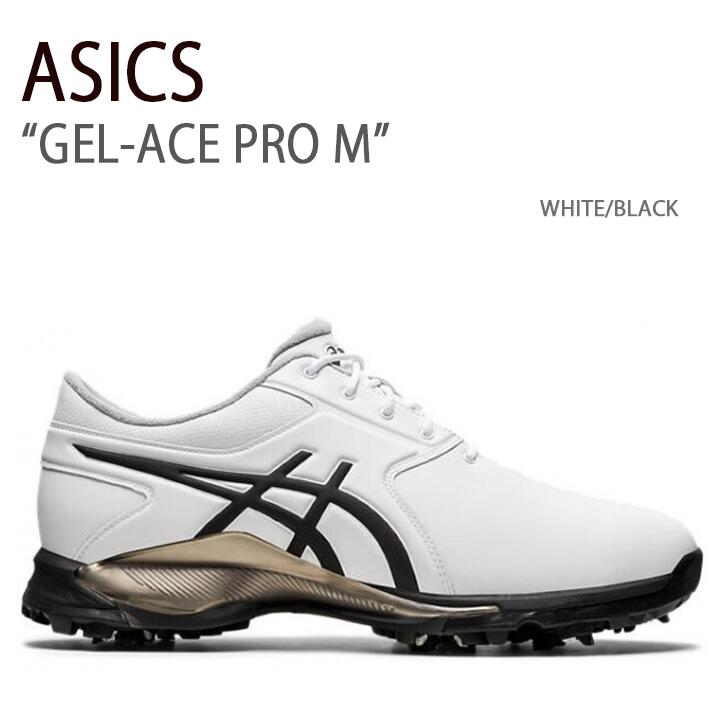 ASICS アシックス スニーカー GEL-ACE PRO M WHITE BLACK ゲルエース プロ エム ホワイト ブラック メンズ レディース 男性用 女性用 男女兼用 1111A220-100【中古】未使用品