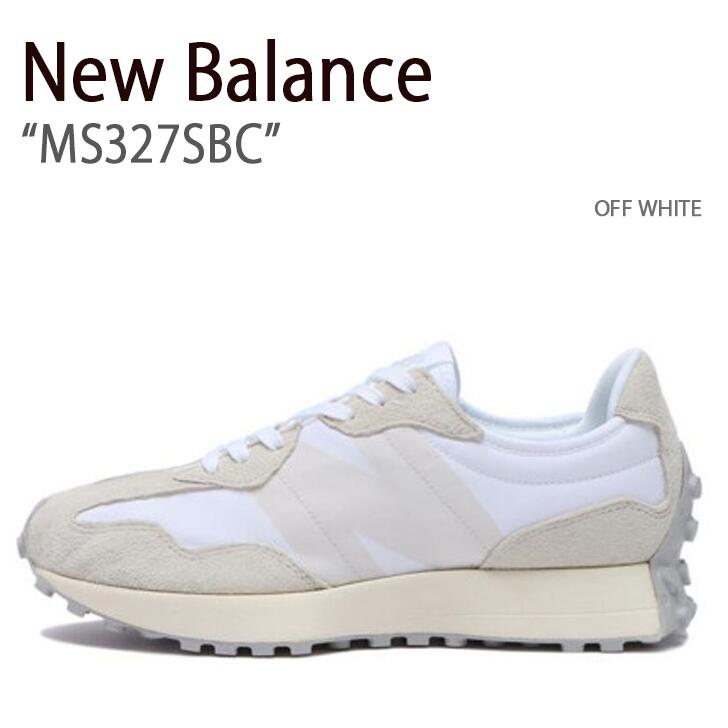 New Balance ニューバランス スニーカー 327 OFF WHITE オフホワイト MS327SBC メンズ レディース 男女兼用 男性用 女性用【中古】未使用品