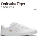 Onitsuka Tiger オニツカタイガー スニーカー LAWNSHIP 3.0 WHITE ローンシップ 3.0 ホワイト メンズ レディース 男性用 女性用 男女兼用 1183A568.100【中古】未使用品