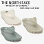 THE NORTH FACE ノースフェイス ビーチサンダル WHIZZY FLIP 一体型サンダル 一体形成 イージースライド サンダル シャワーサンダル スリッパー ビッグ ロゴ ベージュ アイボリー カーキ WHITELABEL NS98N06【中古】未使用品