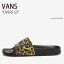 VANS バンズ サンダル OVERS SS BLACK LEOPARD オーバーズSS ブラック レオパード ヴァンズ シューズ メンズ レディース 男女兼用 男性用 女性用 V7590 LPD【中古】未使用品