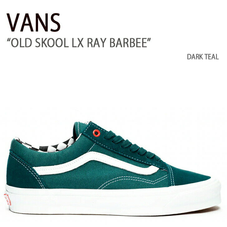 VANS バンズ スニーカー OLD SKOOL LX RAY BARBEE DARK TEAL オールドスクール レイバービー ダークティール メンズ レディース 男性用 女性用 男女兼用 VN0A4P3X92L【中古】未使用品のサムネイル