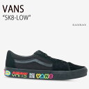 VANS バンズ スニーカー SK8-LOW BLACK BLACK スケートロウ ブラック ブラック ヴァンズ シューズ メンズ 男性用 VN0A4UUK4WB未使用品