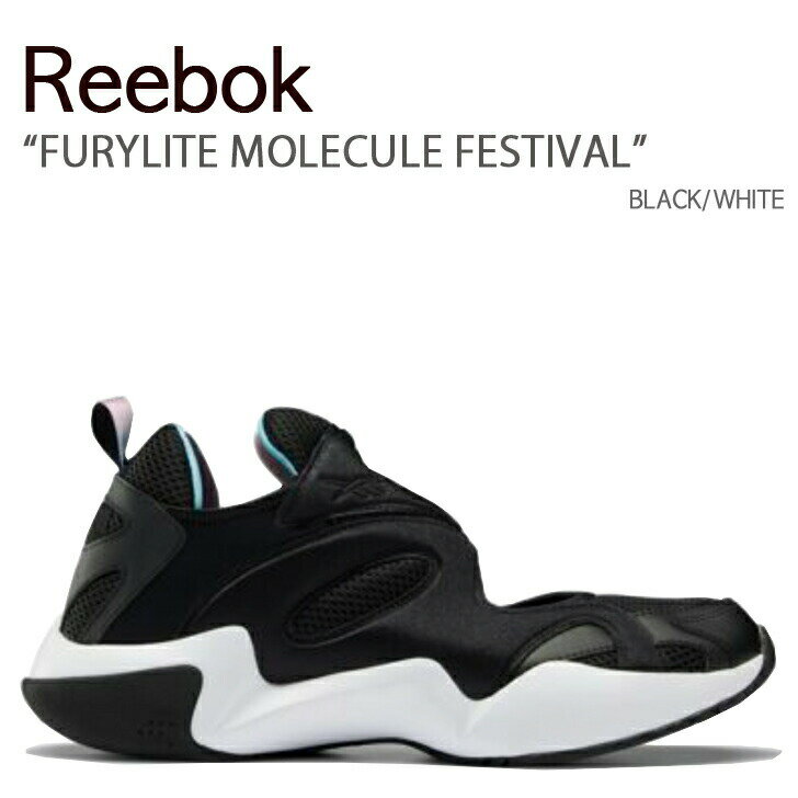 REEBOK リーボック スニーカー FURYLITE MOLECULE FESTIBAL GW7687 フューリーライト モレキュール フェスティバル BLACK WHITE ブラック ホワイト シューズ メンズ レディース 男性用 女性用 男女兼用【中古】未使用品