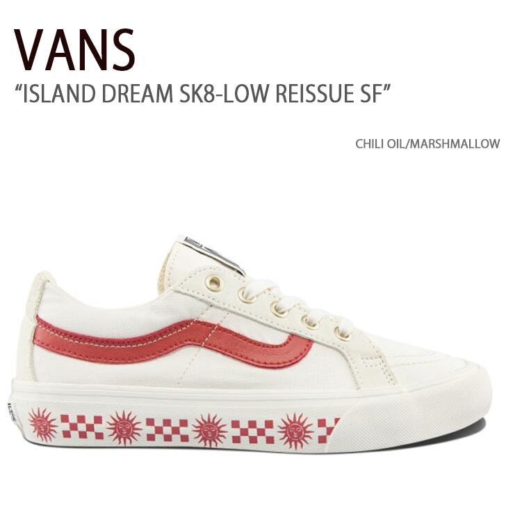 VANS oY Xj[J[ ISLAND DREAM SK8-LOW REISSUE SF CHILI OIL MARSHMALLOW XP[gE @Y V[Y Y fB[X VN0A5HYQAXVyÁzgpi