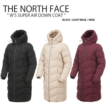 THE NORTH FACE ノースフェイス ダウン コート W'S SUPER AIR DOWN COAT スーパー エア ダウンコート ロング ダウンジャケット ロングコート ロングダウン ブラック レッド ベージュ レディース ウィメンズ 女性用 NC1DK80A NC1DK80B/C【中古】未使用品