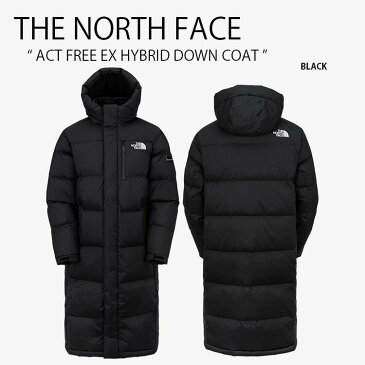 【ポイント2倍!】THE NORTH FACE ノースフェイス ダウンコート ACT FREE EX HYBRID DOWN COAT アクト フリー ハイブリッド ダウン ダウンジャケット フード フーディー ロング ペディン ロングペディンブラック メンズ レディース NC1DM73A【中古】未使用品