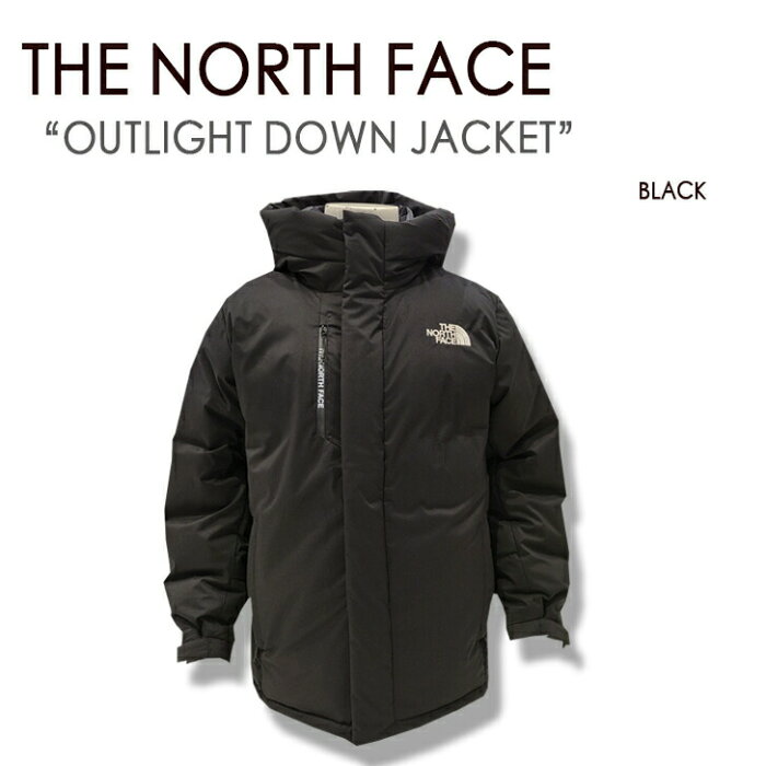 THE NORTH FACE ノースフェイス ダウン OUTLIGHT DOWN JACKET アウトライト ダウンジャケット ジャケット ブラック ロゴ メンズ レディース ウィメンズ 男性用 女性用 男女共用 NJ1DM78A【中古】未使用品