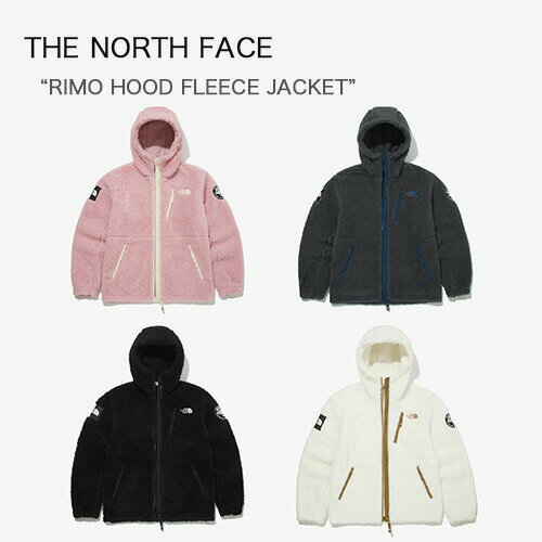 THE NORTH FACE ノースフェイス フリース RIMO HOOD FLEECE JACKET リモ ECO ボアフリース フリースパーカー フーディー WHITELABEL アイボリー ブラック ピンク チャコール メンズ レディース NJ4FM51 NJ4FN60【中古】未使用品