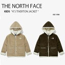 THE NORTH FACE ノースフェイス キッズ K'S TIVERTON JACKET ティバルトン ジャケット ボアフリース モコモコ ベージュ ブラウン キッズ 男の子 女の子 子供用 NJ4FM59S NJ4FM59T【中古】未使用品