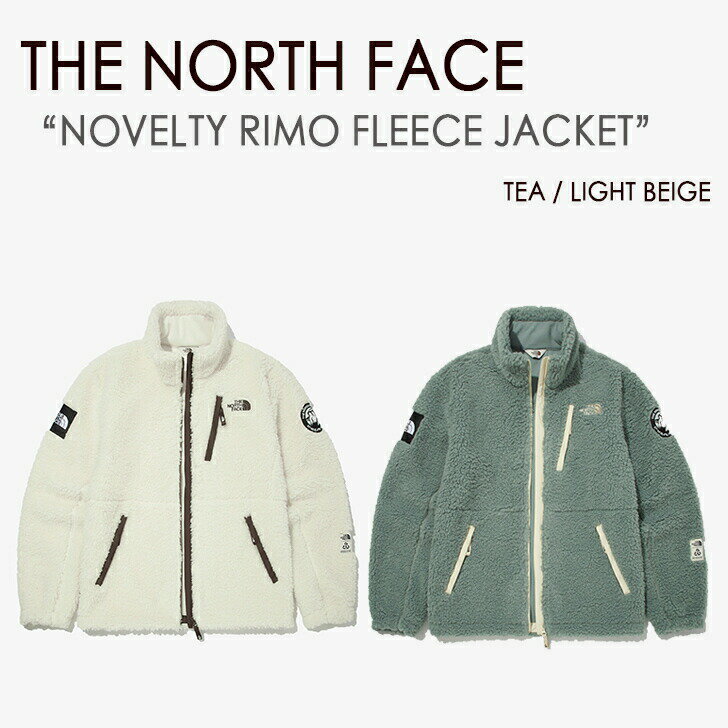 THE NORTH FACE ノースフェイス フリース NOVELTY RIMO FLEECE JACKET ノベルティ リモ ジャケット WHITE LABEL ボアフリース モコモコ ベージュ ティー メンズ レディース NJ4FM61J NJ4FM61K【中古】未使用品