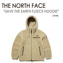 THE NORTH FACE ノースフェイス SAVE THE EARTH FLEECE HOODIE CAMEL フリース セーブザアース エコ フード WHITE LABEL ブラック フーディー パーカー キャメル メンズ レディース NJ4FM67B【中古】未使用品