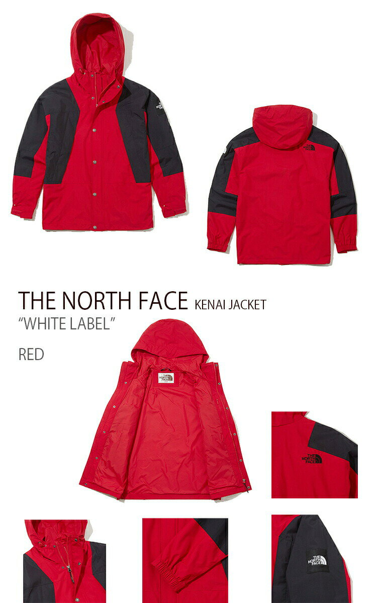 THE NORTH FACE ノースフェイス KENAI JACKET キーナイ ジャケット ナイロン WHITE LABEL レッド ブラック ホワイト NJ4HK50J NJ4HK50K NJ4HK50L レディース 女性用【中古】未使用品 3