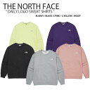 THE NORTH FACE ノースフェイス スウェット DAILY LOGO SWEATSHIRTS デイリー ロゴ トレーナー オーバーサイズ ビッグシルエット ブラック グレー ピンク イエロー パープル NM5MM03J/K/L/N/M【中古】未使用品