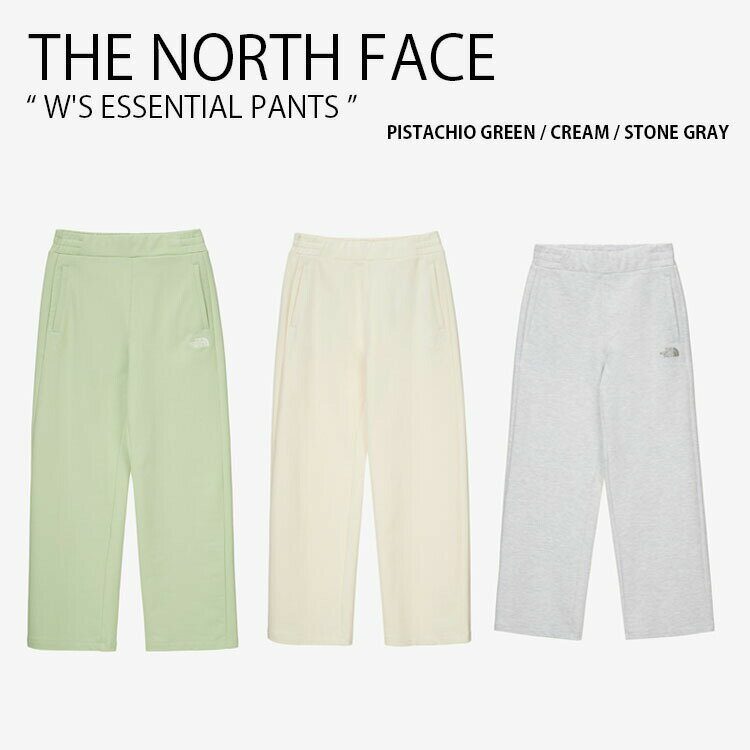 THE NORTH FACE ノースフェイス ジョガーパンツ W'S ESSENTIAL PANTS エッセンシャル パンツ ズボン 長ズボン ワイドパンツ イージーパンツ コットン ロゴ ストリート アウトドア レディース 女性用 NP6KN30A/B/C【中古】未使用品