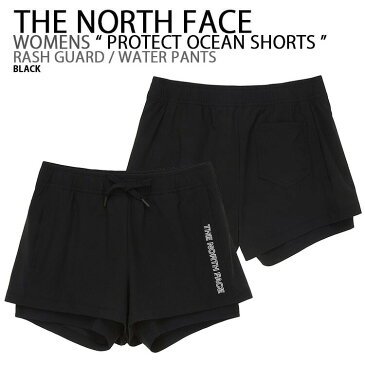 THE NORTH FACE ノースフェイス レディース 水着 ウォーターパンツ W'S PROTECT OCEAN SHORTS ショートパンツ ウォーターショーツ スポーツショーツ 水陸両用 ブラック 女性用 NS6NL30A【中古】未使用品