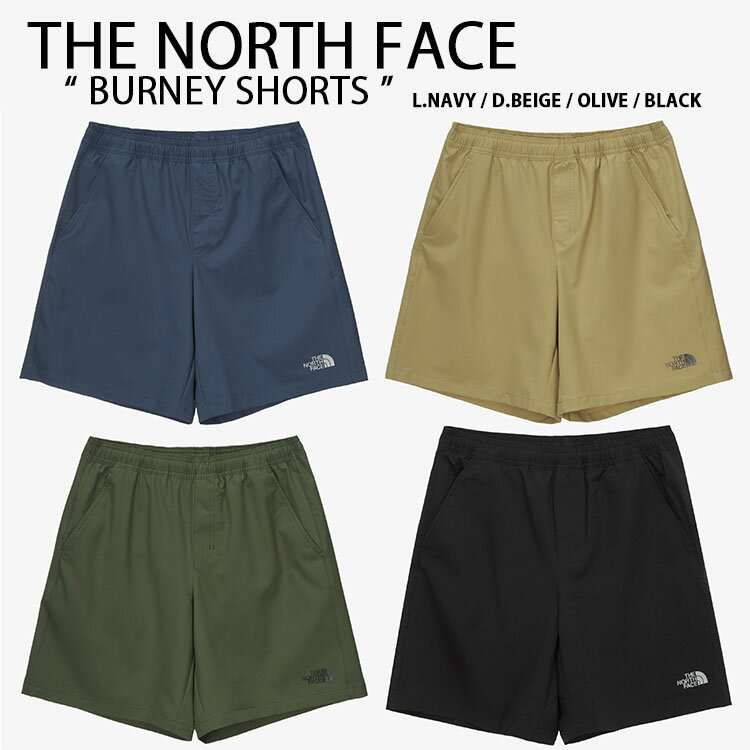 THE NORTH FACE ノースフェイス ショートパンツ BURNEY SHORTS バーニー パンツ ハーフパンツ 短パン イージーパンツ ボトムス トレーニングパンツ WHITELABEL ネイビー ベージュ オリーブ ブラック メンズ レディース NS6NN00J/K/L/M【中古】未使用品