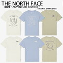 THE NORTH FACE ノースフェイス キッズ Tシャツ K'S ADVENTURE S/SR/TEE グラフィック アニマル 動物 ショートスリーブ テ...