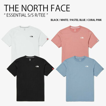 THE NORTH FACE ノースフェイス Tシャツ ESSENTIAL S/SR/TEE エッセンシャル ショートスリーブ ティーシャツ カットソー 半袖 ボックスロゴ ロゴ タグ ストリート メンズ レディース 男性用 女性用 NT7UN07A/B/C/D【中古】未使用品