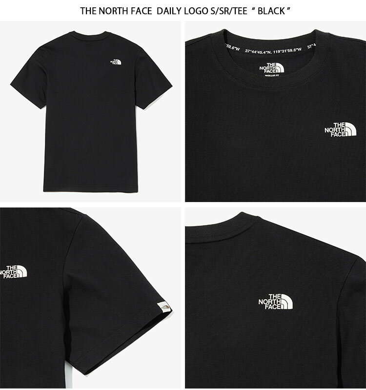 THE NORTH FACE ノースフェイス Tシャツ カットソー DAILY LOGO S/SR/TEE デイリーロゴ ボックスロゴ タグ 半袖 ショートスリーブ ティーシャツ ブラック グレー ホワイト ブルー パープル メンズ レディース NT7UN15J/K/L/M/N【中古】未使用品