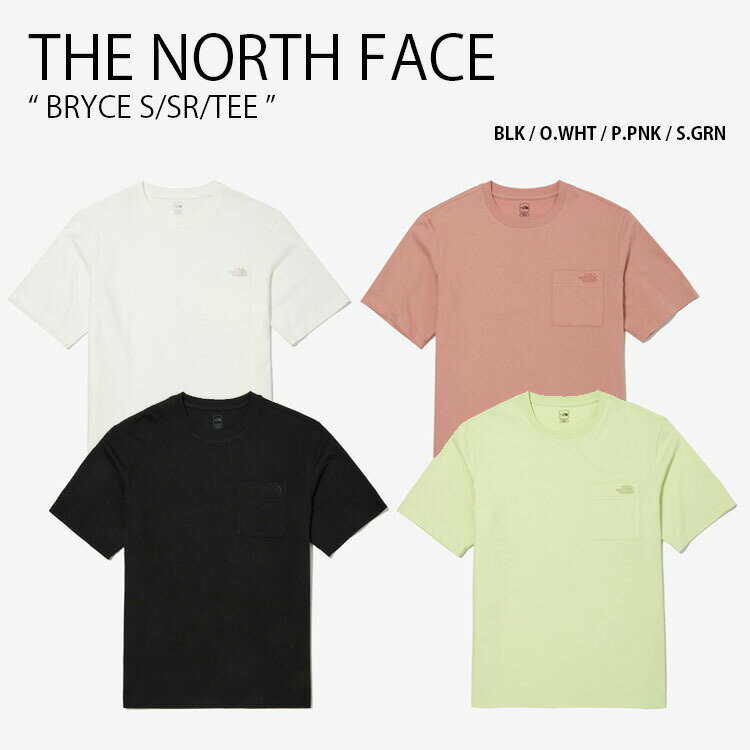 THE NORTH FACE ノースフェイス Tシャツ BRYCE S/SR/TEE ブライス ショートスリーブ ティーシャツ 半袖 カットソー 胸ポケット ロゴ ルーズフィット ワイドシルエット メンズ レディース 男性用 女性用 NT7UN16A/B/C/D【中古】未使用品
