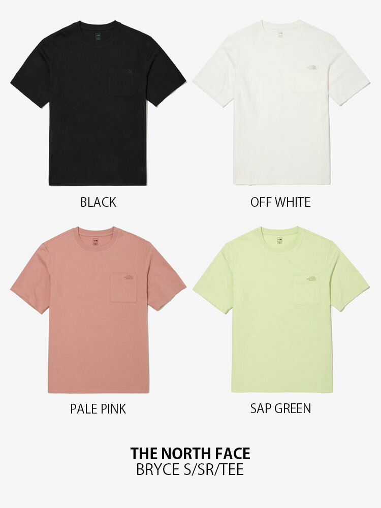 THE NORTH FACE ノースフェイス Tシャツ BRYCE S/SR/TEE ブライス ショートスリーブ ティーシャツ 半袖 カットソー 胸ポケット ロゴ ルーズフィット ワイドシルエット メンズ レディース 男性用 女性用 NT7UN16A/B/C/D【中古】未使用品