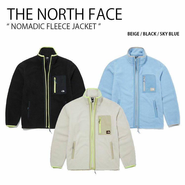 THE NORTH FACE ノースフェイス フリース NOMADIC FLEECE JACKET ノーマディック フリース ジャケット フリースジャケット ジップアップ ジップアップジャケット メンズ レディース NJ4FM01A/B/C【中古】未使用品