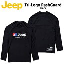 Jeep ジープ ラッシュガード Tri-Logo Rashguard UVカット ハイネック 立ち襟 水着 長袖 ロングスリーブ 冷感素材 マリンスポーツ サ...