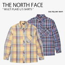 THE NORTH FACE ノースフェイス ネルシャツ MULTI PLAID L/S SHIRTS チェックシャツ マルチ プラッド ロングスリーブ 長袖 コットンシャツ 格子縞 チェック柄 総柄 レギュラーフィット ストリート ロゴ NH8LN07A/B未使用品