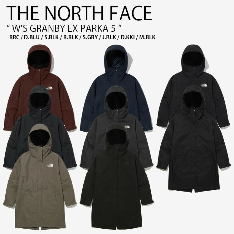 THE NORTH FACE ノースフェイス レディース マウンテンジャケット W 039 S GRANBY EX PARKA 5 グランビー パーカー ジャケット フーディ 防水 ワインレッド ネイビー ブラック グレー カーキ WHITELABEL NI2HN34【中古】未使用品