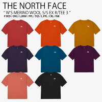 THE NORTH FACE ノースフェイス レディース Tシャツ W’S MERINO WOOL S/S EX R/TEE 3 メリノウール ショートスリーブ ティーシャツ 半袖 レッド オレンジ ブラウン パープル ブルー ピンク ブラック 女性用 NI7UN38A/C/D/E/F/G/H/I【中古】未使用品