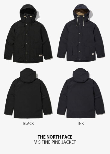 THE NORTH FACE ノースフェイス マウンテンジャケット M'S FINE PINE JACKET ファイン パイン ジャケット マウンテンパーカー フーディ 2way ストリート ブラック メンズ レディース NJ2YM50A/B【中古】未使用品