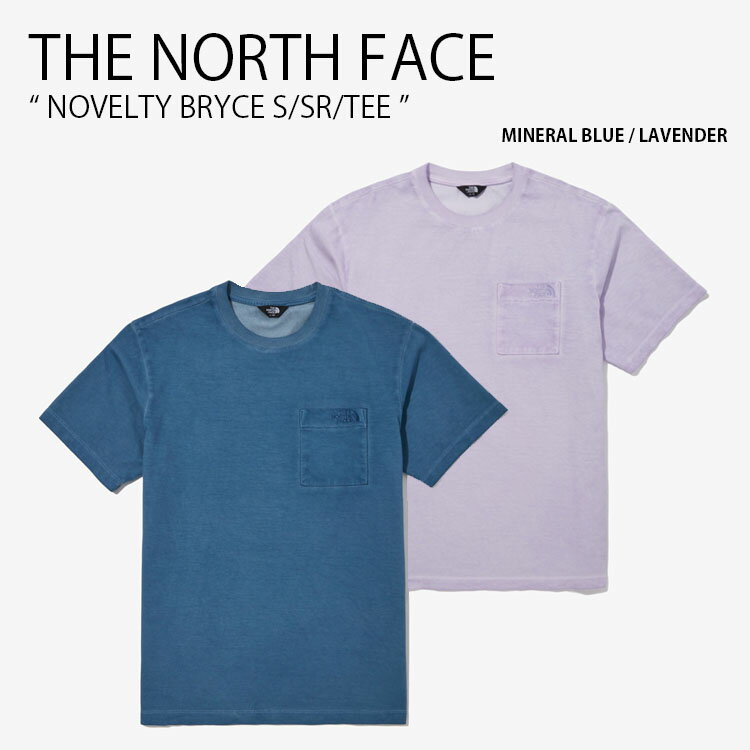 楽天セレクトショップ a-cloTHE NORTH FACE ノースフェイス Tシャツ NOVELTY BRYCE S/SR/TEE ノベルティ ブライス ショートスリーブ ティーシャツ 半袖 カットソー 胸ポケット ブルー パープル メンズ レディース NT7UN36A/B【中古】未使用品