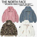 THE NORTH FACE ノースフェイス レディース フリース W 039 S NOVELTY RIMO FLEECE JACKET リモ フリースジャケット ボアフリース LEOPARD IVORY PINK GRAY 新作 ロゴ ストリート ヒョウ柄 NJ4FN80【中古】未使用品