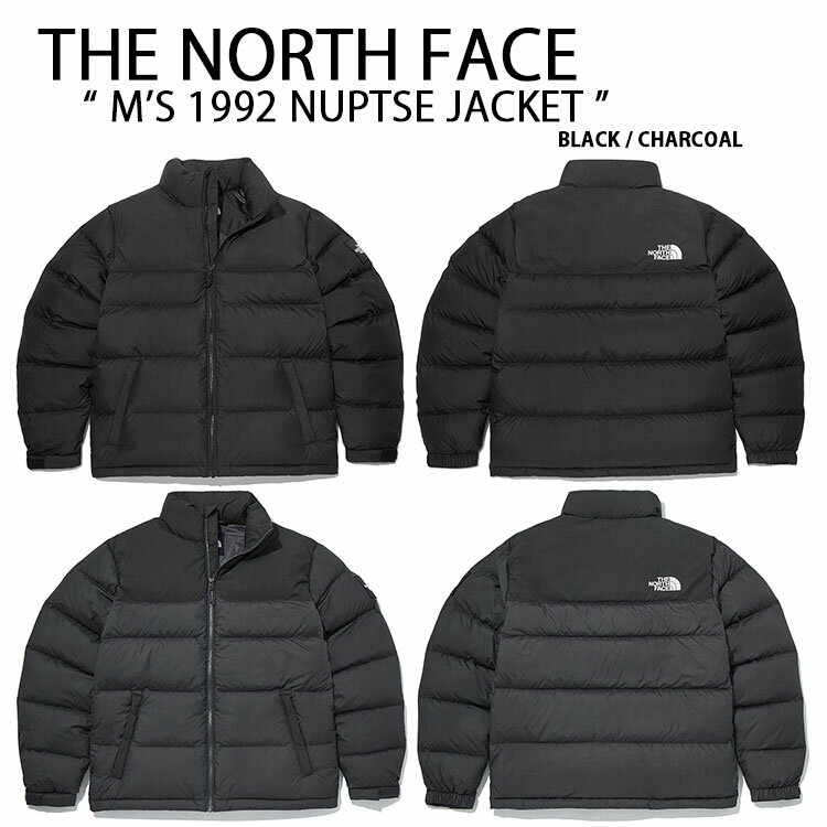 THE NORTH FACE ノースフェイス ダウンジャケット M'S 1992 NUPTSE JACKET ダウン ジャケット ヌプシダウン ヌプシ ショートダウン BLACK CHARCOAL ブラック チャコール 男女共用 NJ1DM63A/B NJ1DN58A/B未使用品