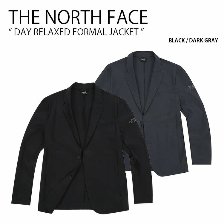 THE NORTH FACE ノースフェイス フォーマルジャケット DAY RELAXED FORMAL JACKET デイ リラックスド フォーマル ジャケット オフィス カジュアル ロゴ ブラック グレー メンズ レディース 男性用 女性用 男女共用 NJ3BJ03A/B【中古】未使用品