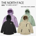 THE NORTH FACE ノースフェイス キッズ マウンテンパーカー K 039 S RIMO JACKET リモ ジャケット パーカー フーディ ウーブンジャケット 防水 ロゴ ブラック ベージュ カーキ パープル 子供用 NJ3BN51S/T/U/V【中古】未使用品