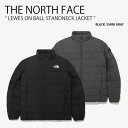 THE NORTH FACE ノースフェイス パディングジャケット LEWES ON BALL STANDNECK JACKET ルイス オン ボール スタンドネック ジャケット ロゴ カジュアル ストリート ブラック グレー メンズ レディース NJ3NN52A/B【中古】未使用品