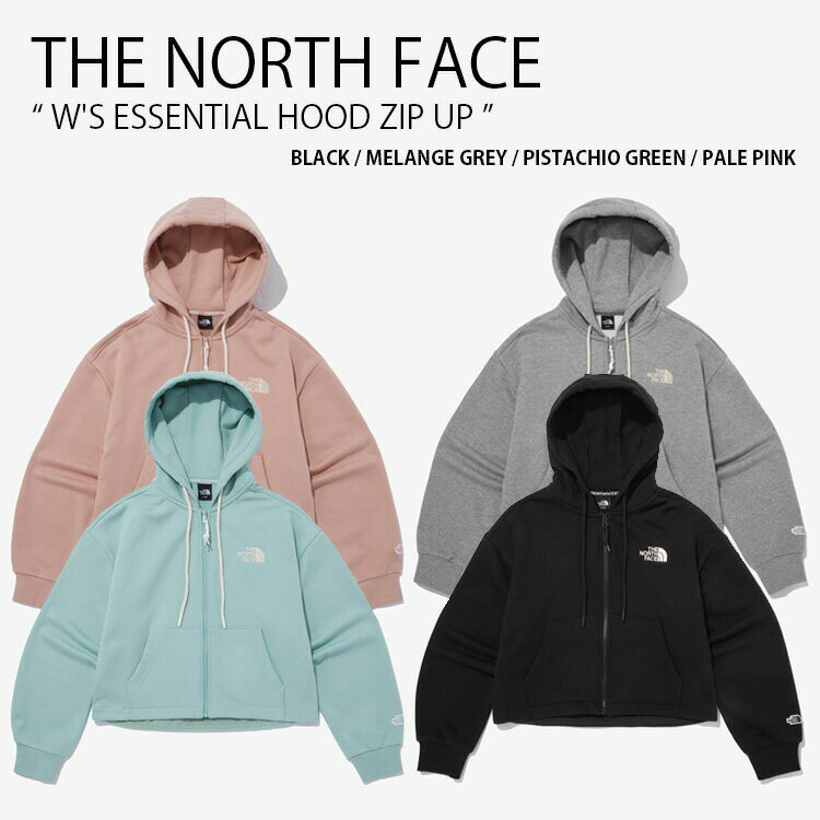 THE NORTH FACE ノースフェイス レディース パーカー W'S ESSENTIAL HOOD ZIP UP ウィメンズ エッセンシャル フード ジップアップ ジャケット フーディ ロゴ カジュアル ストリート アウトドア NJ5JN81【中古】未使用品